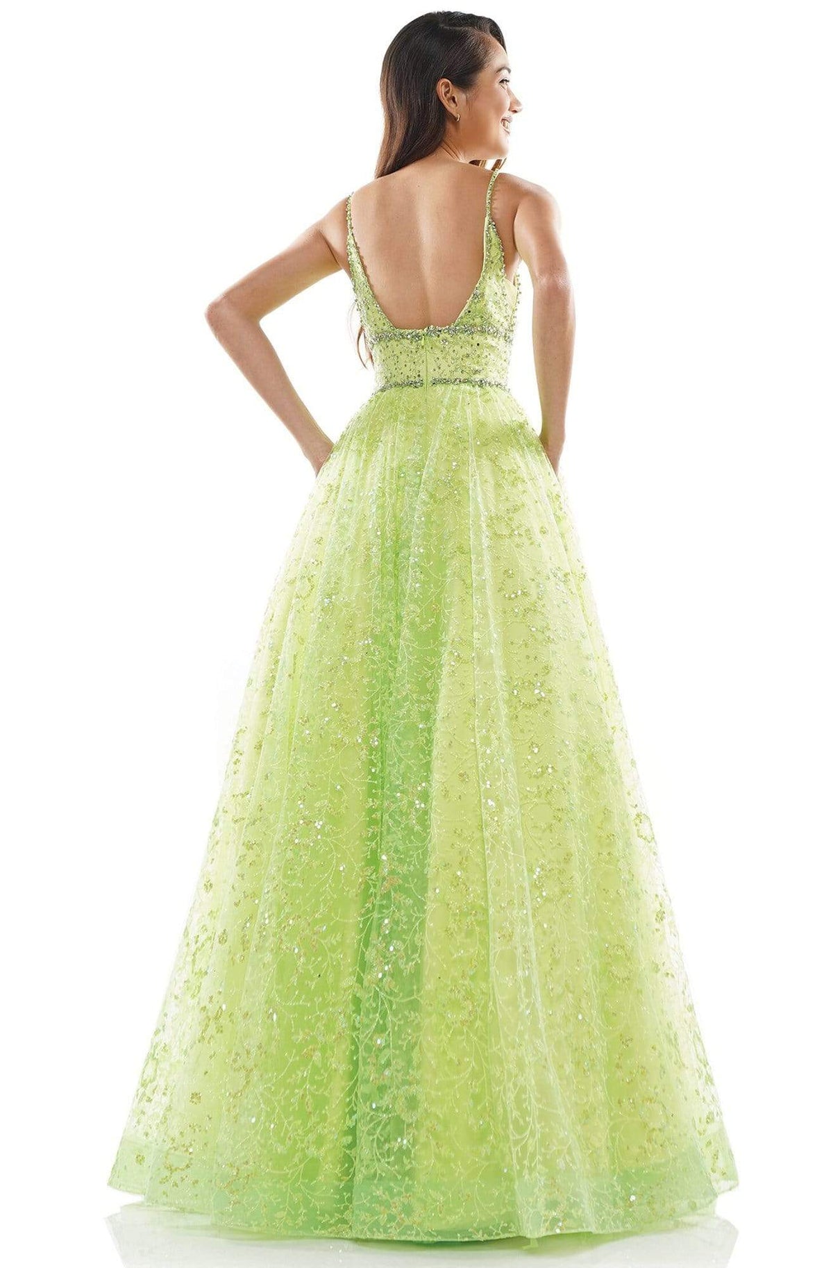 Colors Dress - 2288 Embellished Sweetheart Long Dress - view 6