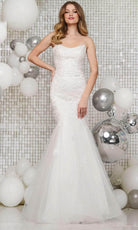 Colors Dress 2490 - Applique Mermaid Prom Dress