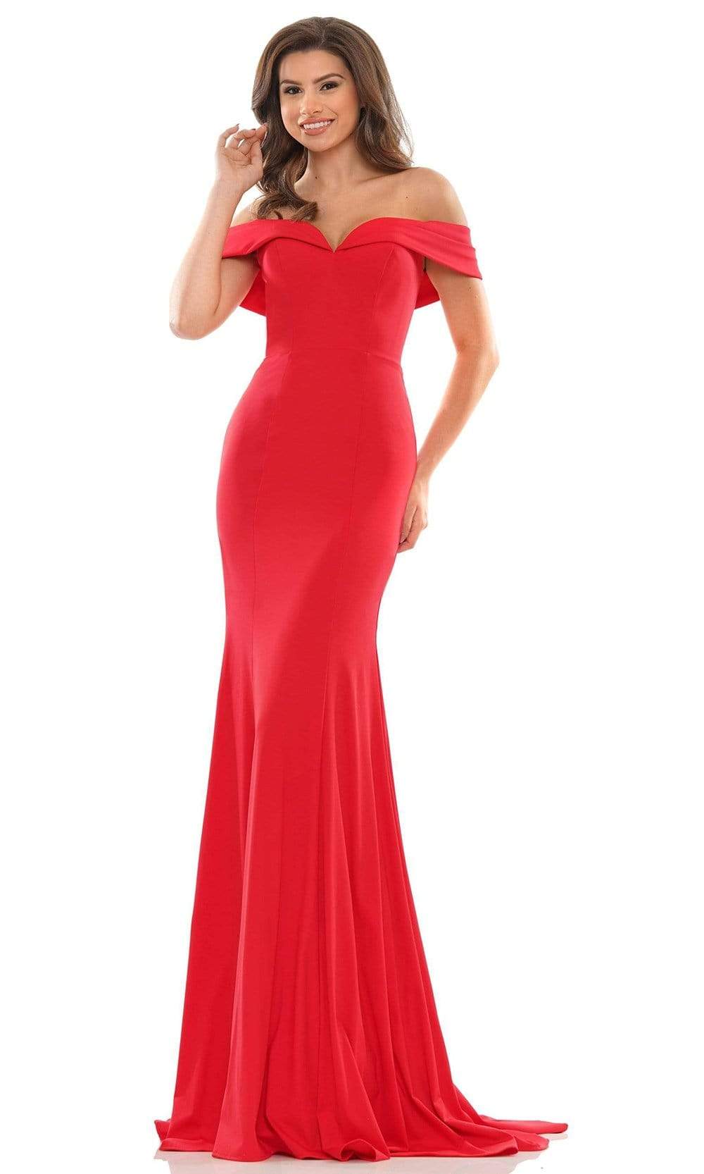 Colors Dress - 2692 Off Shoulder Mermaid Gown