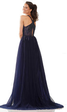 Colors Dress 2818 - Vertically Beaded Evening Gown