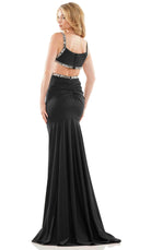 Colors Dress 2829 - Scoop Cut-Glass Accent Prom Gown