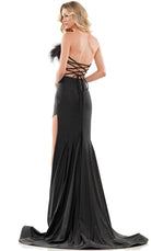 Colors Dress 2874 - Feathered Strapless Prom Dress