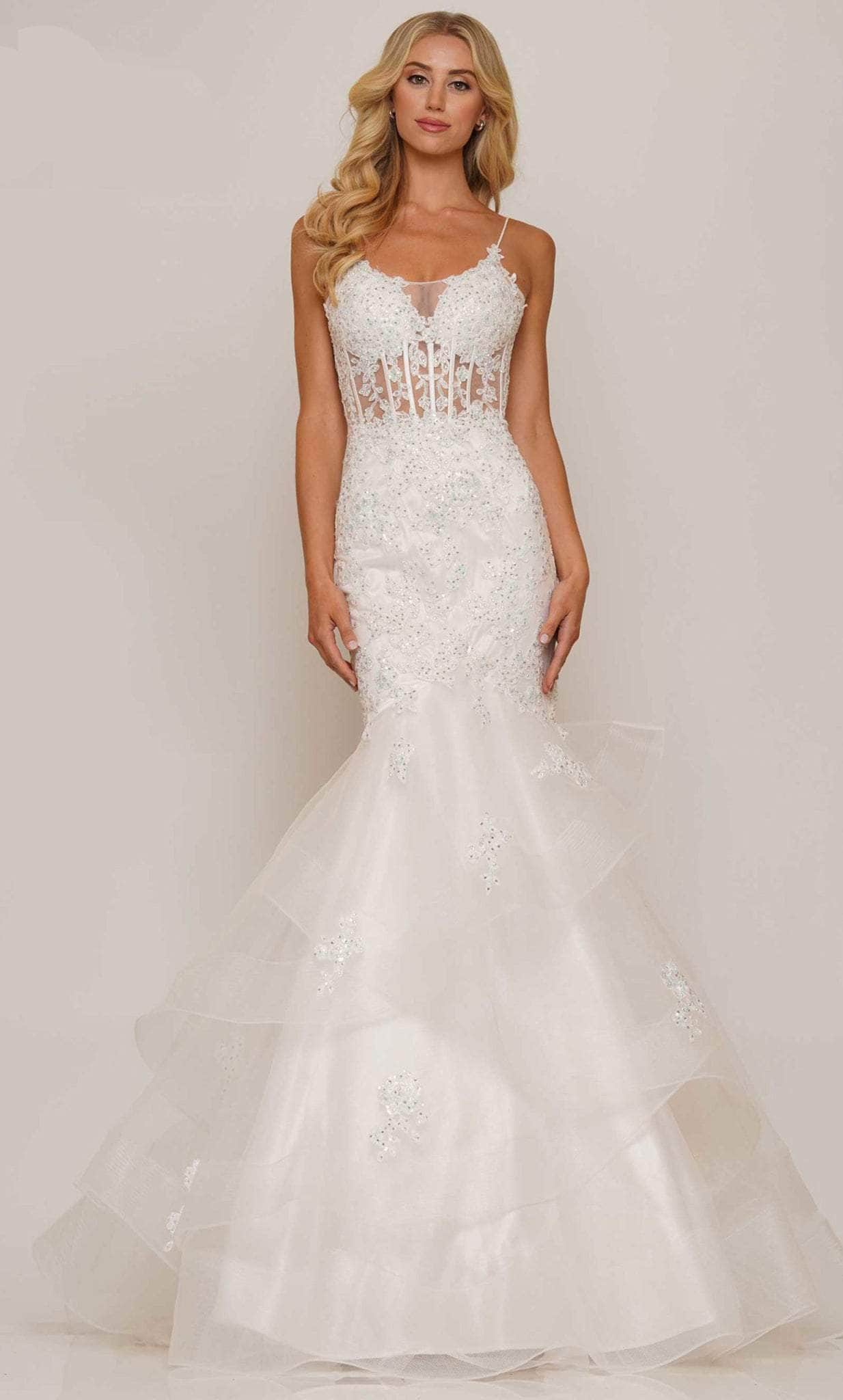 Colors Dress 2899 - Applique Corset Prom Gown - view 5