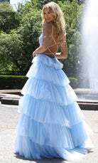 Colors Dress 2911 - Frilled Skirt Prom Dress - Silhouette Dresses