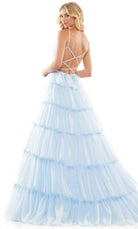 Colors Dress 2911 - Frilled Skirt Prom Dress - Silhouette Dresses