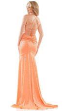 Colors Dress 2923 - V-Neck Beaded Prom Gown