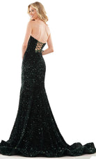 Colors Dress 2959 - Sequin Velvet Prom Gown