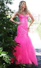 Colors Dress 2985 - Sequin Bustier Prom Gown
