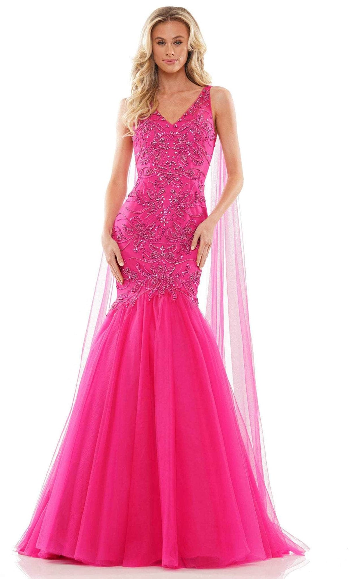 Colors Dress 2993 - Sleeveless Beaded Prom Dress