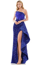 Colors Dress 2994 - Side Frilled Prom Dress