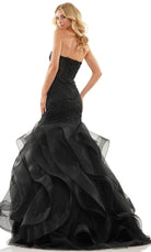 Colors Dress 2998 - Strapless Ruffled Skirt Prom Gown