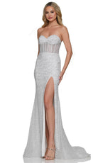 Colors Dress 3103 - Beaded Mermaid Prom Dress