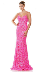 Colors Dress 3113 - Sequin Mermaid Prom Gown