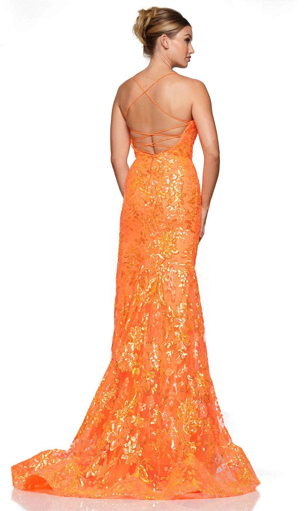 Colors Dress 3139 - Scoop Neck Embellished Prom Dress - detail view