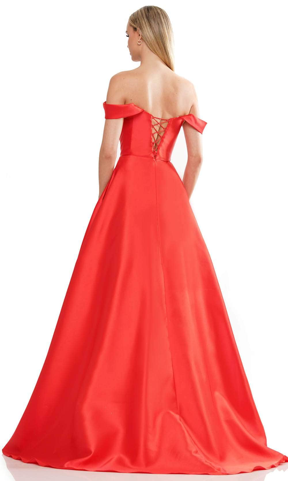 Colors Dress 3182 - Off Shoulder Mikado Prom Dress - view 4