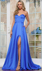 Colors Dress 3434 - Sweetheart Satin Prom Dress - view 5