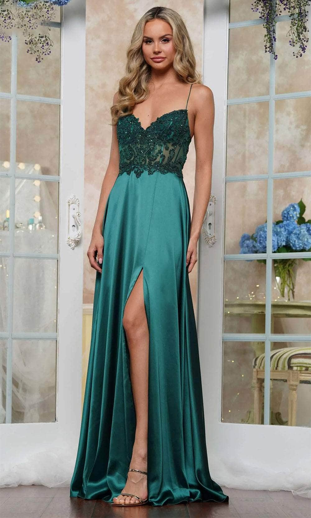 Colors Dress 3436 - Beaded Bodice Prom Dress - view 4