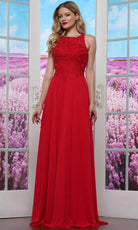 Colors Dress 3440 - Sleeveless Applique Prom Dress - view 5