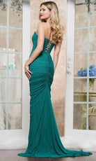 Colors Dress 3444 - Ruched Mermaid Prom Dress