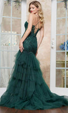 Colors Dress 3471 - Mesh Ruffle Prom Dress