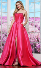 Colors Dress 3478 - Scoop Neck Mikado Prom Dress - detail view