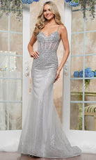 Colors Dress 3508 - Sleeveless Beaded Prom Gown