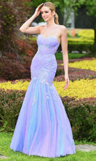 Colors Dress 3529 - Embroidered Mermaid Prom Dress