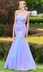 Colors Dress 3529 - Embroidered Mermaid Prom Dress
