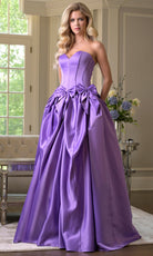 Colors Dress 3739 - Bow Accent Sweetheart A-line Gown