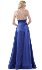 Colors Dress - G968 Strappy Satin A-Line Gown - view 5