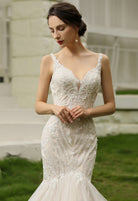 Farah AB HW2010 lace mermaid wedding dress