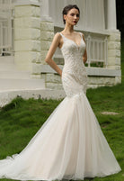 Farah AB HW2010 lace mermaid wedding dress