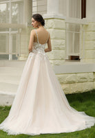 Farah AB HW2015 floral a-line wedding dress — view 6