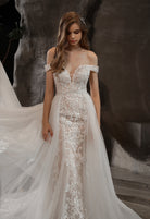 Farah AB HW3015 off-the-shoulder lace wedding dress — view 5