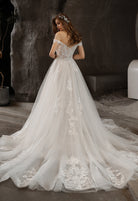 Farah AB HW3015 off-the-shoulder lace wedding dress — view 9
