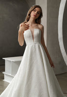 Farah AB HW3024 strapless full-skirt wedding dress — view 5