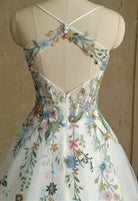 Farah AB HW3418 colorful floral a-line wedding dress — view 7