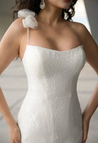 Farah AB HW3600 textured fit-and-flare wedding dress — view 2