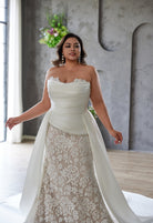 Farah AB HW3671 lace mermaid wedding dress — view 5