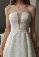 Farrah Couture HW3024 Strapless Full-Skirt Wedding Dress - Silhouette Dresses