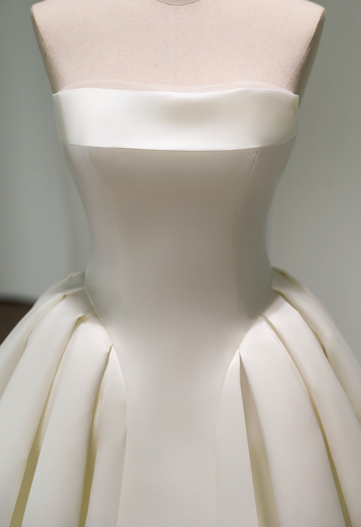 Farrah Couture HW3472 strapless full-skirt wedding dress - view 3