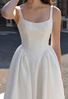 Farrah Couture HW3814 square-neck a-line wedding dress - view 6