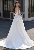Farrah Couture HW3814 square-neck a-line wedding dress - view 7