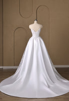 Farrah Couture HW3827 sweetheart slit wedding dress - view 5