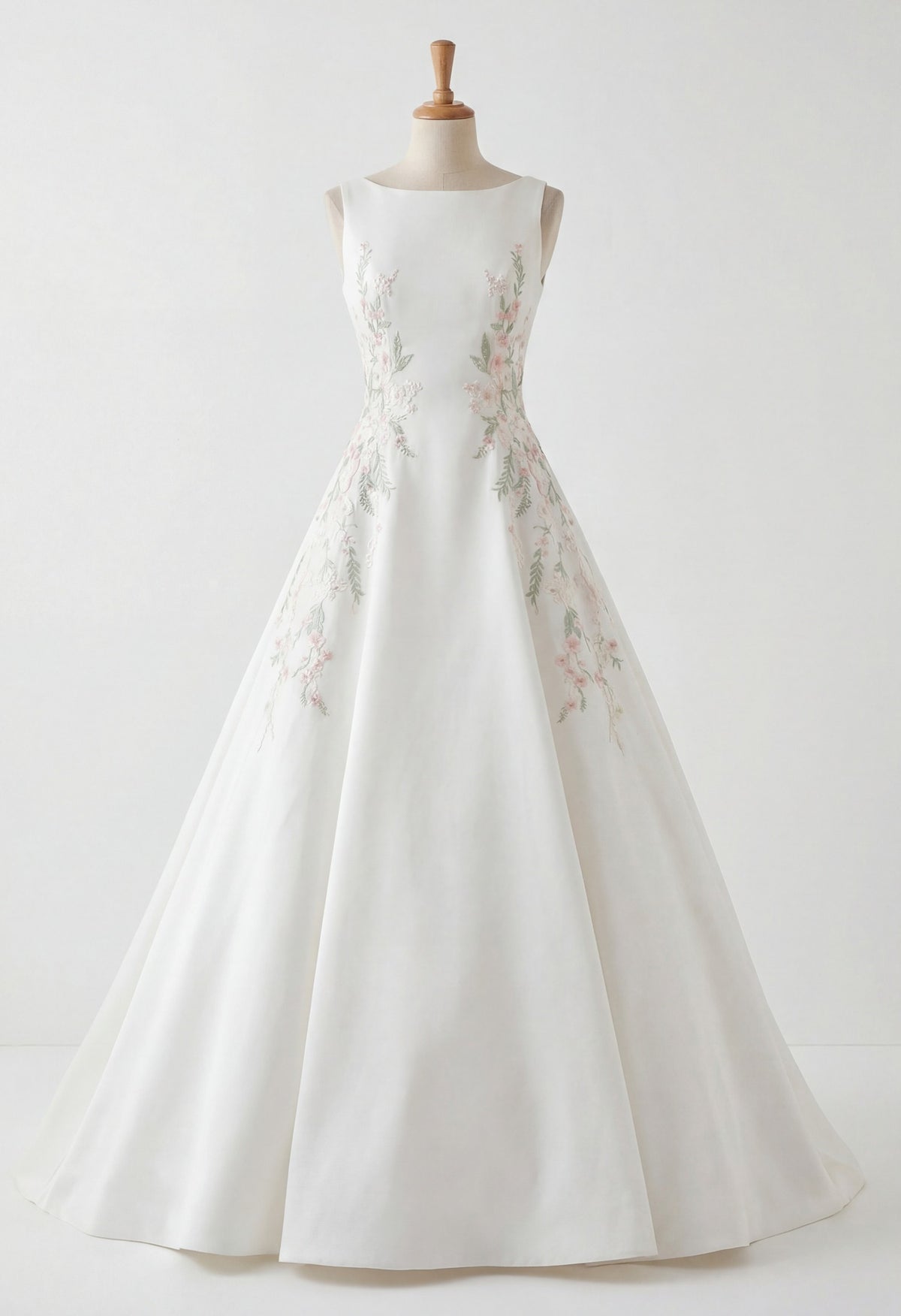 Farrah Couture HW3916 high-neck floral a-line wedding dress - view 5