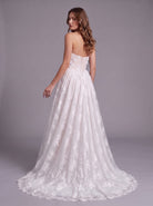 Farrah Couture HW4062 strapless floral a-line wedding dress - view 3