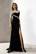 Terani Couture 251E4220 - Beaded Accent Off Shoulder Evening Gown