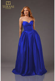 Terani Couture 251P4066 - Sweetheart Gathered Waist Ballgown - view 4