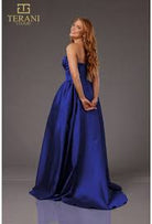 Terani Couture 251P4066 - Sweetheart Gathered Waist Ballgown - view 5