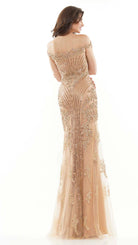 Colors Couture - J131 Off-Shoulder Embellished Trumpet Simple Prom Dress - view 10